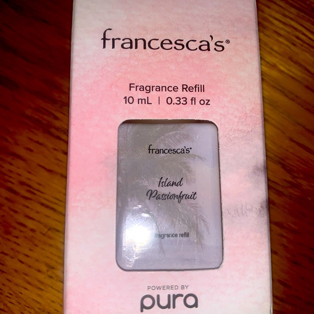 Pura Francesca's Island Passionfruit Fragrance Refill Full Size 0.33 oz New